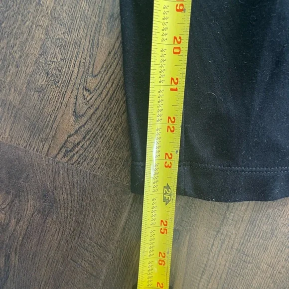 MAX STUDIO Black Knit Wide Leg Jumper Toe Waist Pull On Stretch Comfort LARGE - Picture 7 of 11